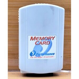 Sega Dreamcast Performance Memory‎ Card P-20-316E TESTED & WORKS
